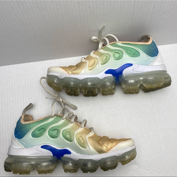 Nike Womens Vapormax Plus White Light Menta White AO4550 100 Sz 7.5 - Picture 11 of 16
